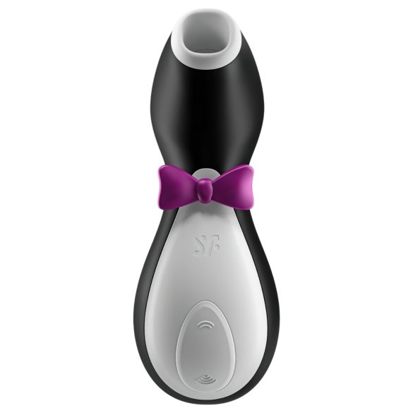 Satisfyer Penguin - clitorisstimulator - oplaadbaar en waterdicht - zwart/wit