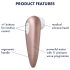 Satisfyer 1 Number One - luchtdruk clitorisstimulator - bruin