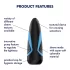 Satisfyer Men One - automatische masturbator - zuigfunctie - blauw/zwart