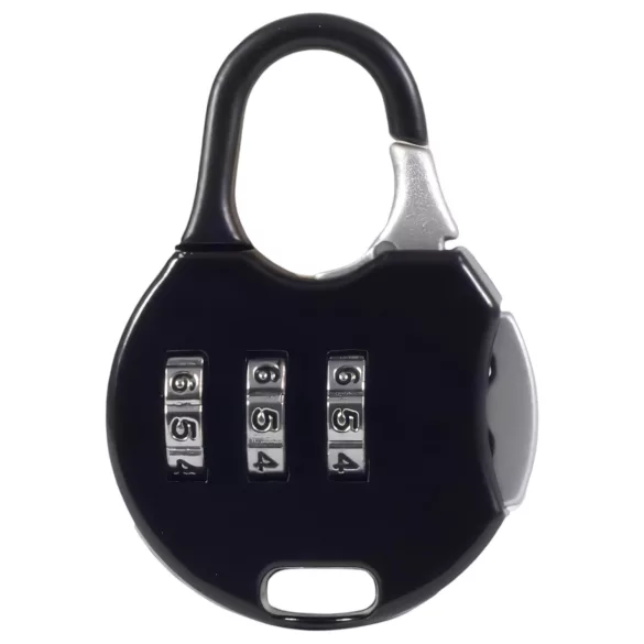 LOCK A WILLY - penis koker met slot - siliconen - zwart