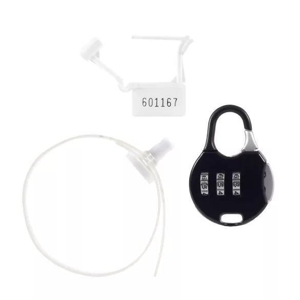 LOCK A WILLY - penis koker met slot - siliconen - zwart