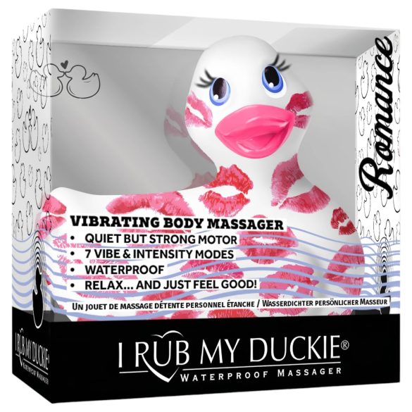 My Duckie Romance 2.0 - waterproof clitoris vibrator - wit/roze
