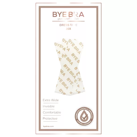 Bye Bra - dubbelzijdige kledingtape - 20 stuks