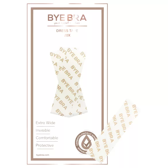 Bye Bra - dubbelzijdige kledingtape - 20 stuks