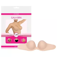Bye Bra - push-up bh - straploos, zelfklevend - nude