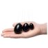 La Gemmes Yoni - set van 3 yoni-eieren - zwarte obsidiaan