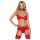 Obsessive Heartina - lingerie set - rood