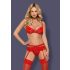 Obsessive Heartina - lingerie set - rood