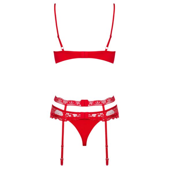 Obsessive Heartina - lingerie set - rood