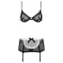 Obsessive Maidme - sexy kamermeisje kostuum set - 6-delig