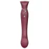 ZALO Queen - luchtdruk G-spot- en clitorisvibrator (rood)