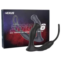 Nexus Simul8 - vibrerende penisring met anaal dildo - zwart