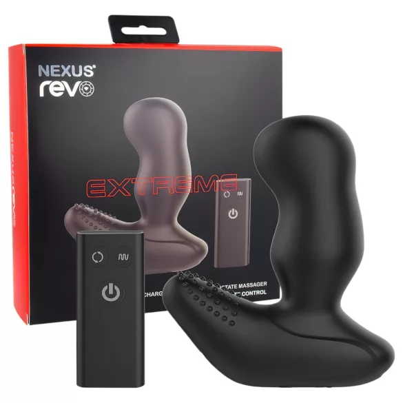 Nexus Revo Extreme - prostaat vibrator - draadloos roterend - zwart
