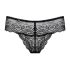 Obsessive Miamor - dames string - met strass steentjes - kant - zwart