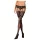 Obsessive Leticia - hold up kousen - brede kant - zwart