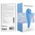 FEELZTOYS Femmegasm - Oplaadbare 2in1 clitoris vibrator (blauw)