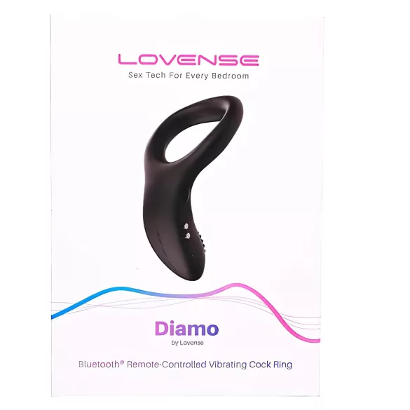LOVENSE Diamo - slimme, vibrerende penisring (zwart)