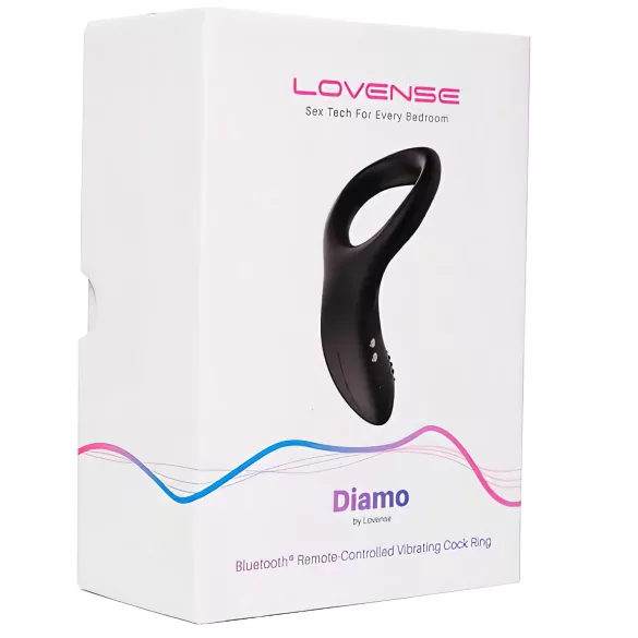 LOVENSE Diamo - slimme, vibrerende penisring (zwart)