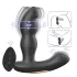 Aixiasia Hiross - anale vibrator met rotatie - zwart
