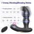Aixiasia Hiross - anale vibrator met rotatie - zwart