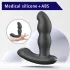 Aixiasia Hiross - anale vibrator met rotatie - zwart