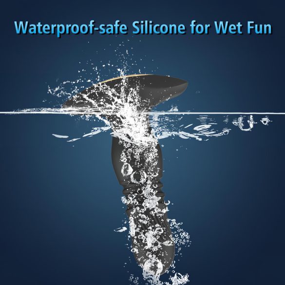 Aixiasia Roy - anale vibrator met stootfunctie - oplaadbaar - zwart