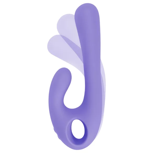 Nomi Tang - vibrator met flexibele clitorisstimulator - oplaadbaar - paars