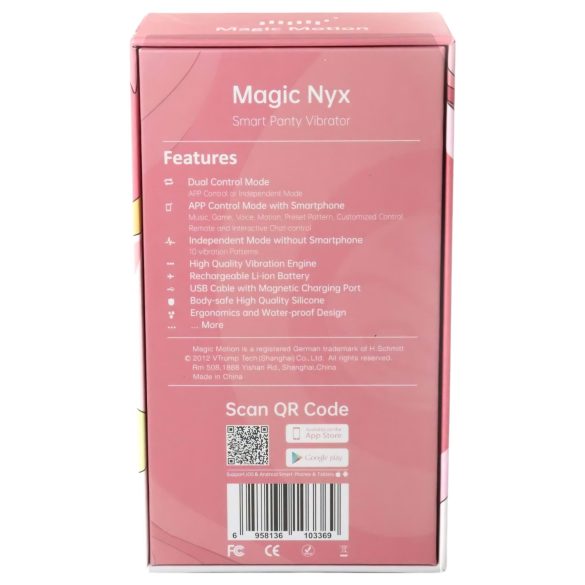 Magic Motion Nyx - waterdichte clitoris vibrator (koraal)