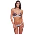 Baci - bh set - bloemenkant - zwart