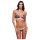 Baci - bh set - bloemenkant - zwart - M/L