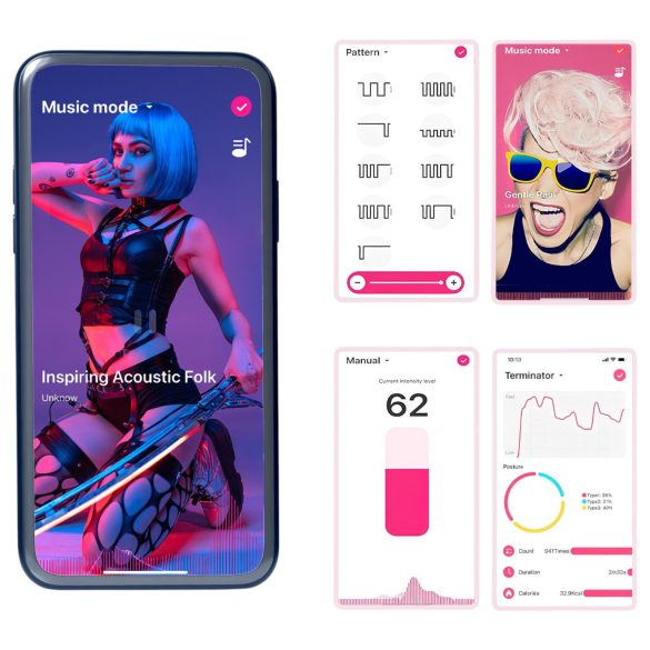 Magic Motion - koppelvibrator set - roze/groen