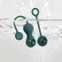 Magic Motion Crystal Duo - App-gestuurde vibrerende geishaballetjes (groen)