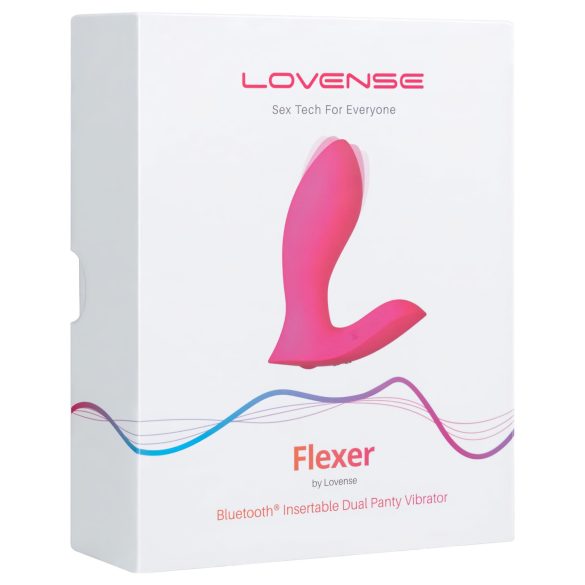 LOVENSE Flexer Panty - oplaadbare 2in1 vibrator (pink)