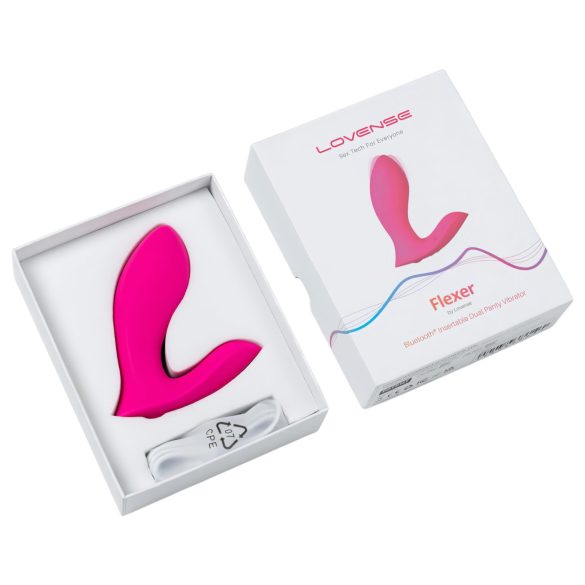 LOVENSE Flexer Panty - oplaadbare 2in1 vibrator (pink)