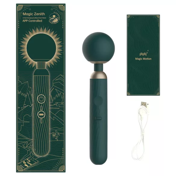 Magic Motion Zenith - vibrator massager - app bediening - siliconen groen