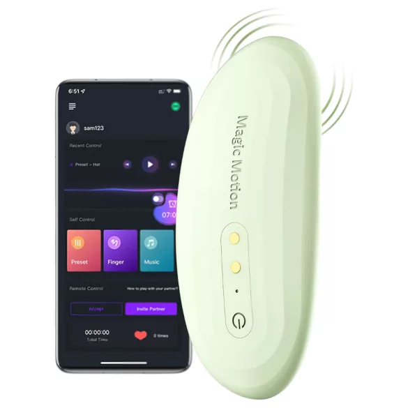 Magic Motion Nyx - slip vibrator - app-gestuurd - groen