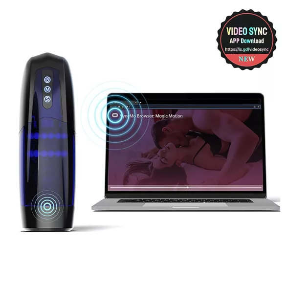 Magic Motion Xone - App-gestuurde masturbator voor mannen (blauw)