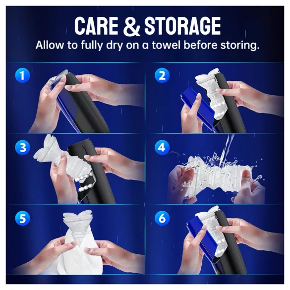 Magic Motion Xone - App-gestuurde masturbator voor mannen (blauw)