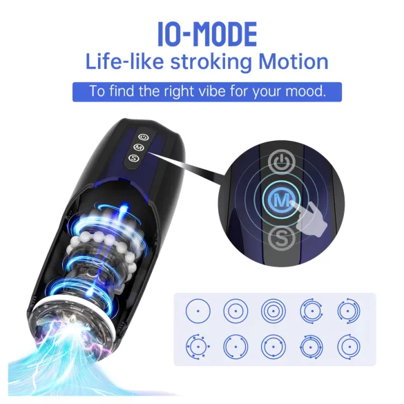 Magic Motion Xone - App-gestuurde masturbator voor mannen (blauw)