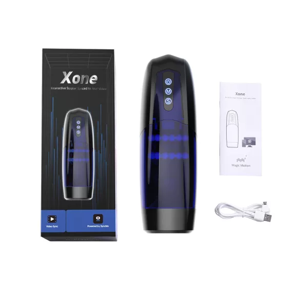 Magic Motion Xone - App-gestuurde masturbator voor mannen (blauw)