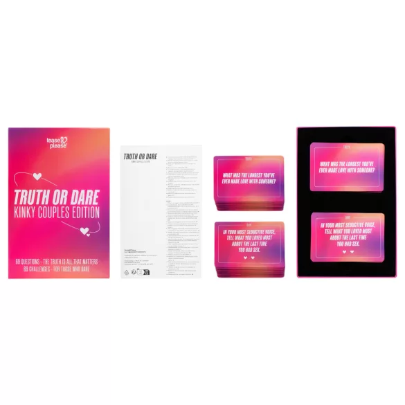 Tease&Please - erotisch spel voor koppels - waarheid of durven - Engels