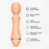 Vush Majesty 2 - oplaadbare vibrator - waterdicht massagestok - oranje