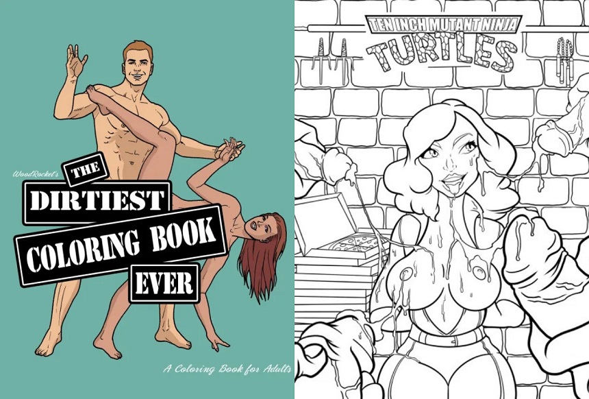 WoodRocket - Pornoparodie Kleurboeken