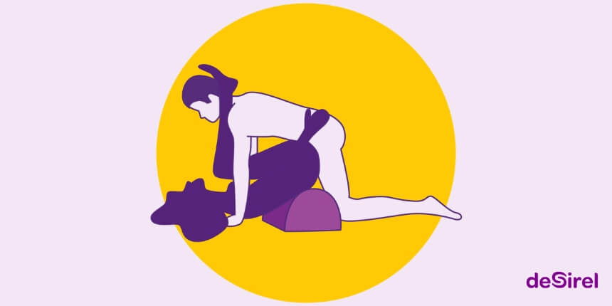 B Flip positie met het Desirel Magic Sexkussen | Desirel.be Sexshop