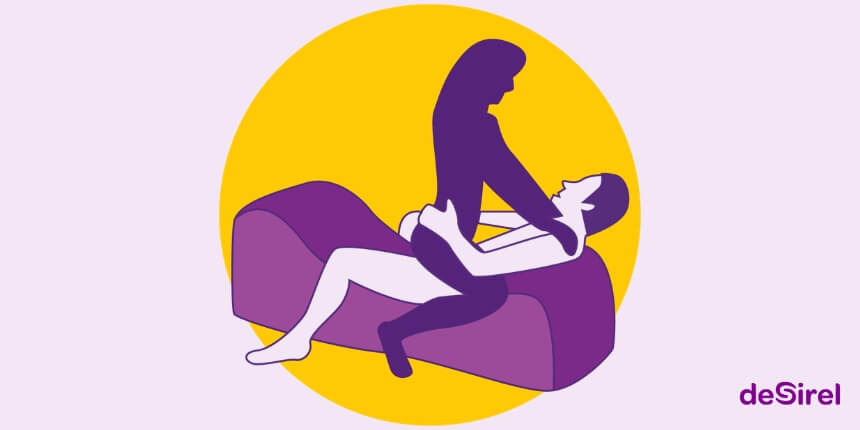 Evenwicht & Flow positie met het Desirel Magic Sexkussen | Desirel.be Sexshop