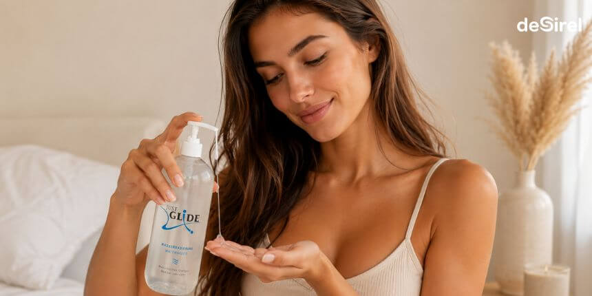 Glijmiddel op waterbasis maakt vrouw vingeren soepeler en lekkerder | Desirel.be sexshop