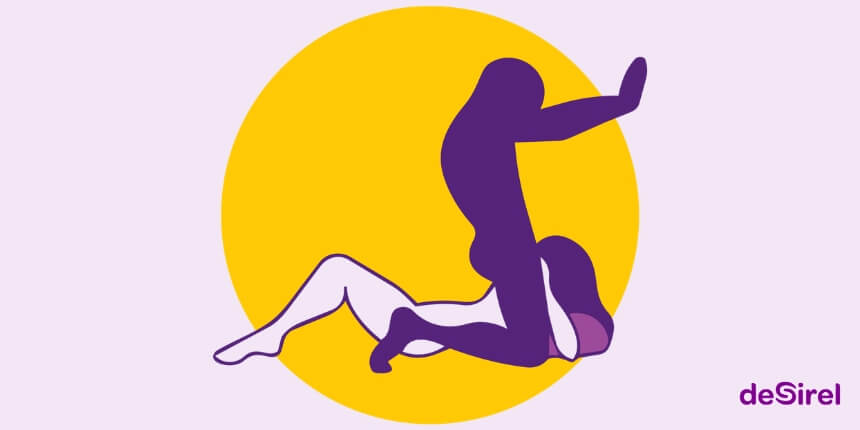 Nekondersteuner positie met het Desirel Magic Sexkussen | Desirel.be Sexshop