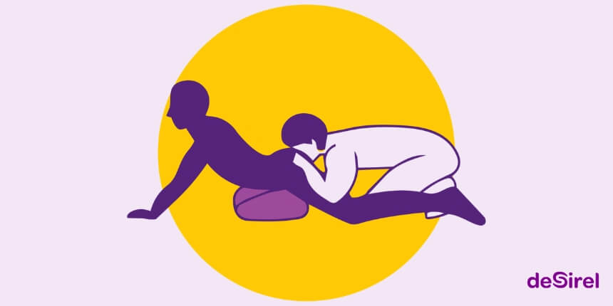 Speelse Diepte positie met het Desirel Magic Sexkussen | Desirel.be Sexshop